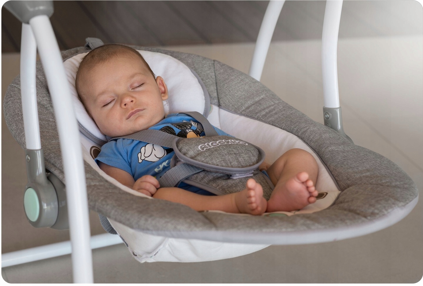 LEŻACZEK BUJACZEK AUTOMATYCZNY HUŚTAWKA KOŁYSKA MOSKITIERA KARUZELA SMART Marka RicoKids