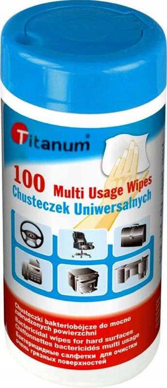 

100x Chusteczki uniwersalne Titanum 220264