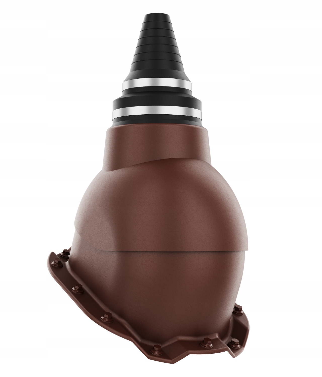 Anténní přechod, těsný přechod Trapez T14 Bronz 8017