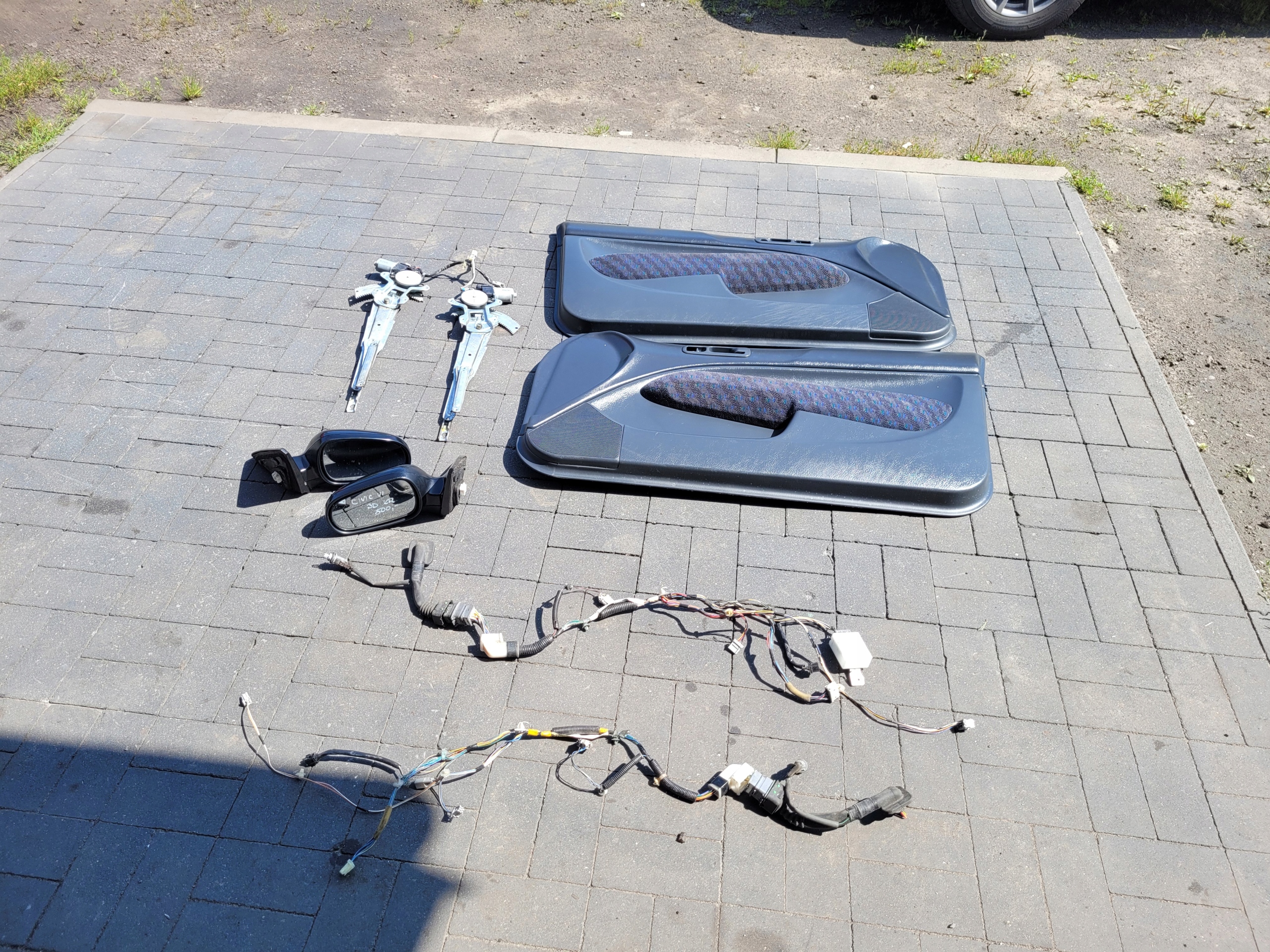 Honda civic VI 3d Elektryczne szyby lusterka europa