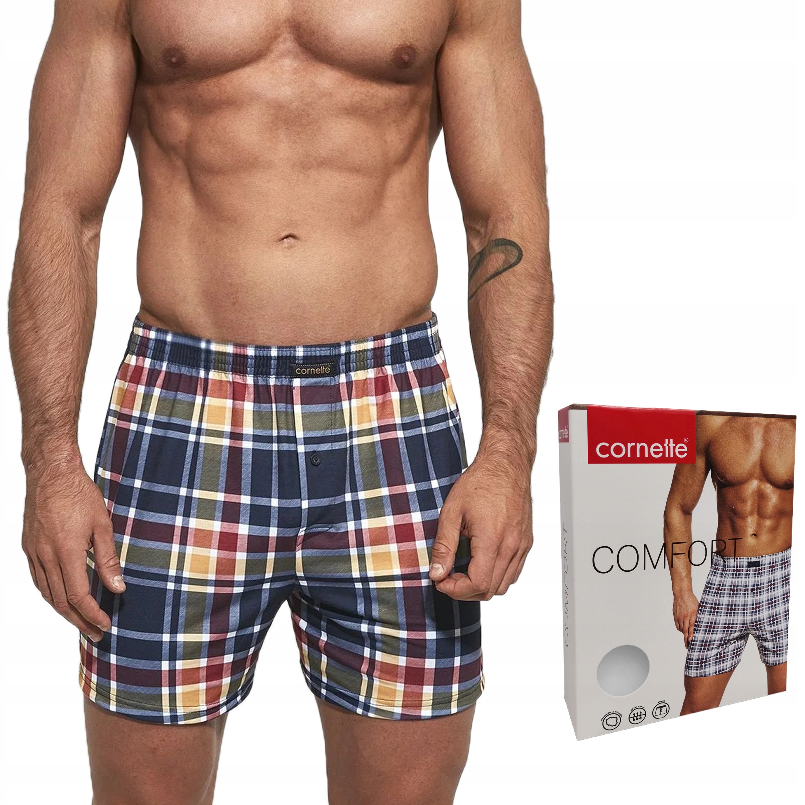 

bokserki Cornette Comfort cotton 002/191 krata 3XL