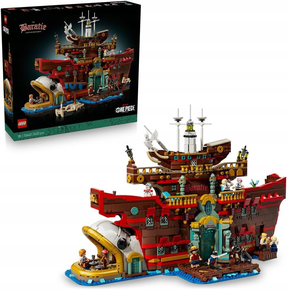 Lego One Piece Plovoucí restaurace Baratie 75640 3402 dílků pro dospělé