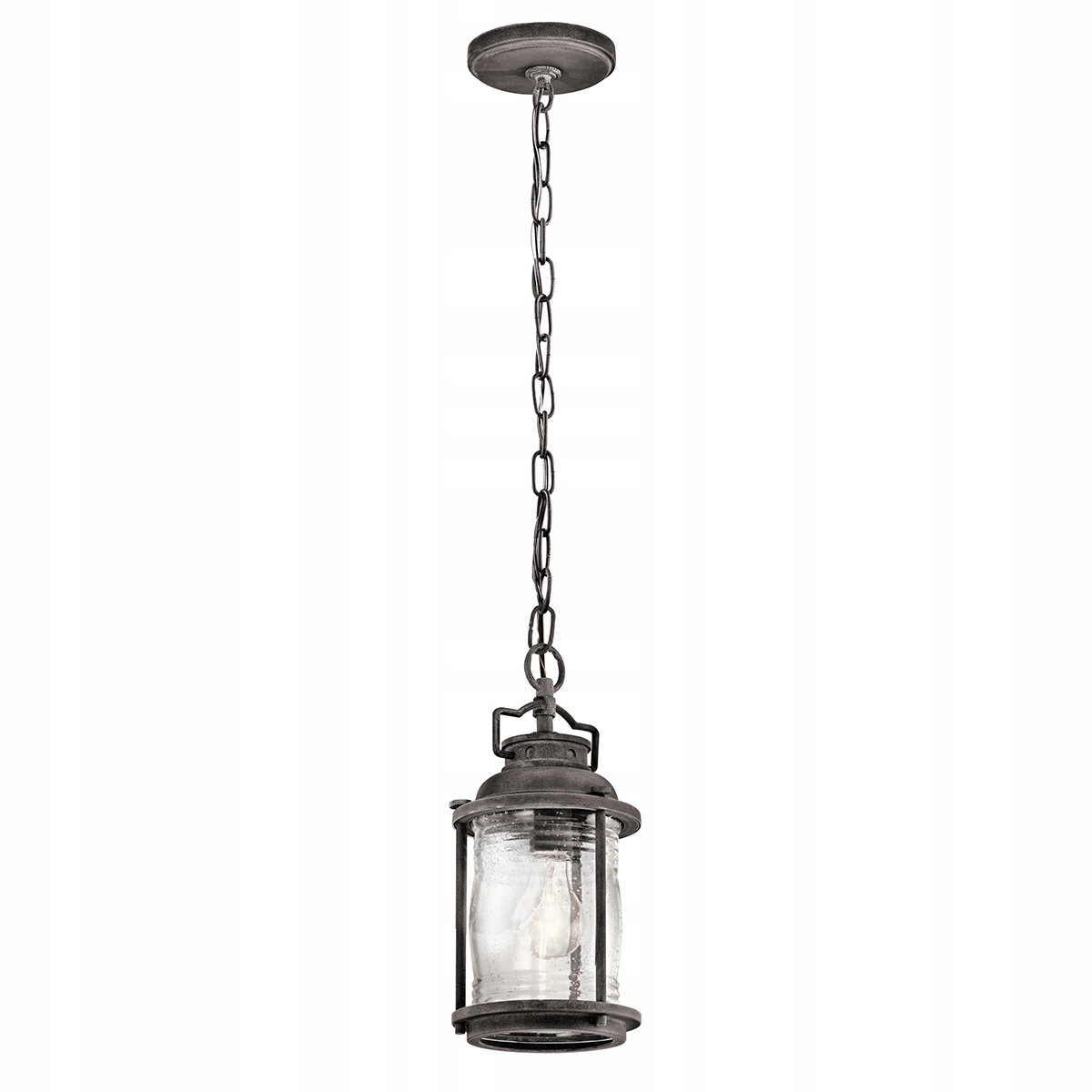 Venkovní závěsná lampa zestárlý zinek námořnická vintage Kichler