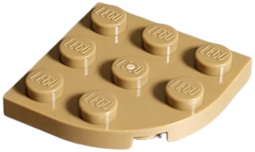 

Lego 30357 płytka zaokrągl 3x3 c. piaskowy 1 szt N