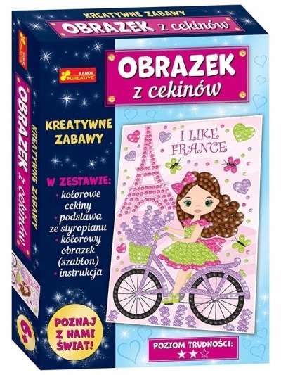 

Obrazek z cekinów. Podróże małe i duże. Francja