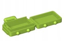 

Lego 37178 Walizka Bagaż Limonkowa Nowy (1g)