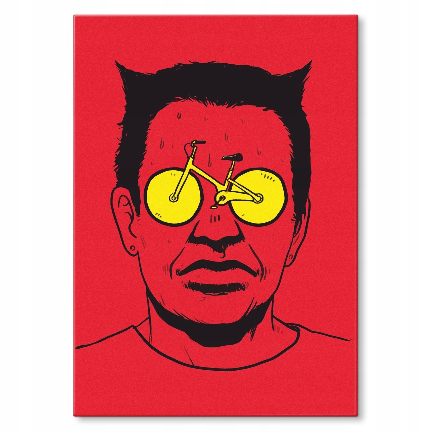 Kovový plakát Bad bike Dárek 30 x 42 cm