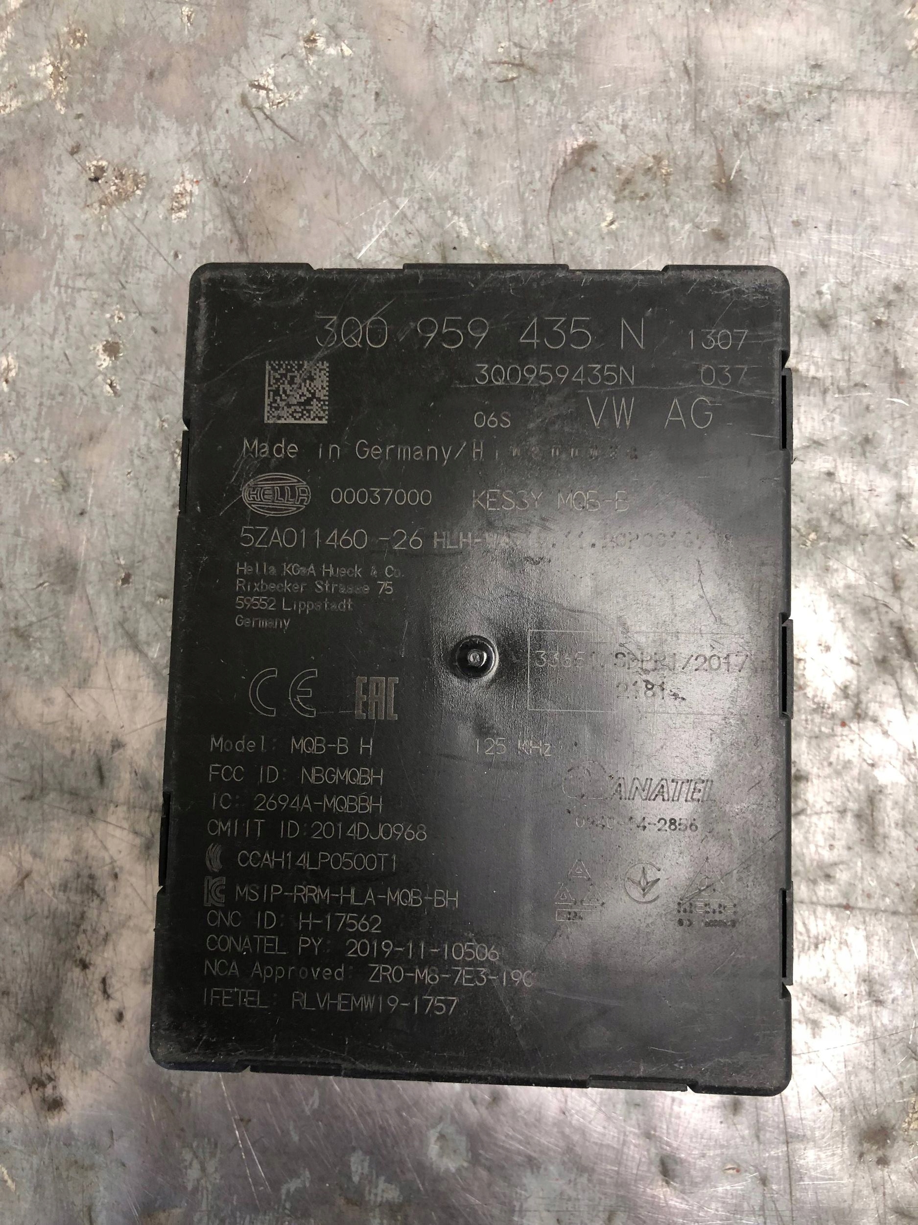 module control unit KESSY KEYLESS VW SKODA AUDI 3Q0959435N