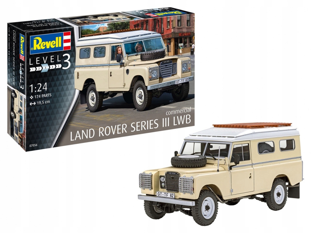 Revell Model plastový Land Rover series III Lwb 1/24