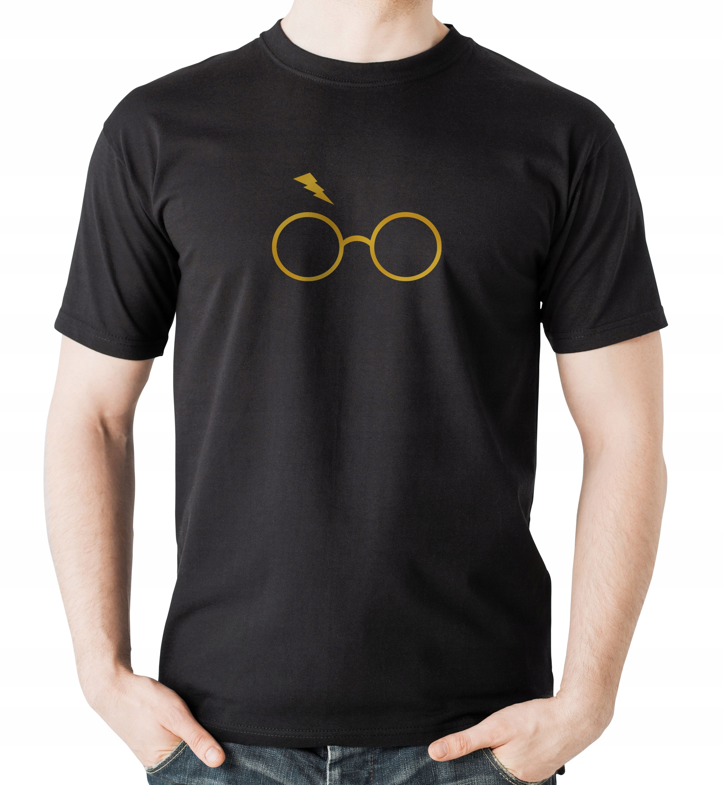 

Koszulka dla fana Harry Potter okulary piorun M