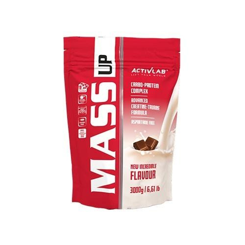 Gainer Activlab Mass Up 3kg Doplněk Stravy Na Hmotu Bílkoviny Vanilka 30 Porcí