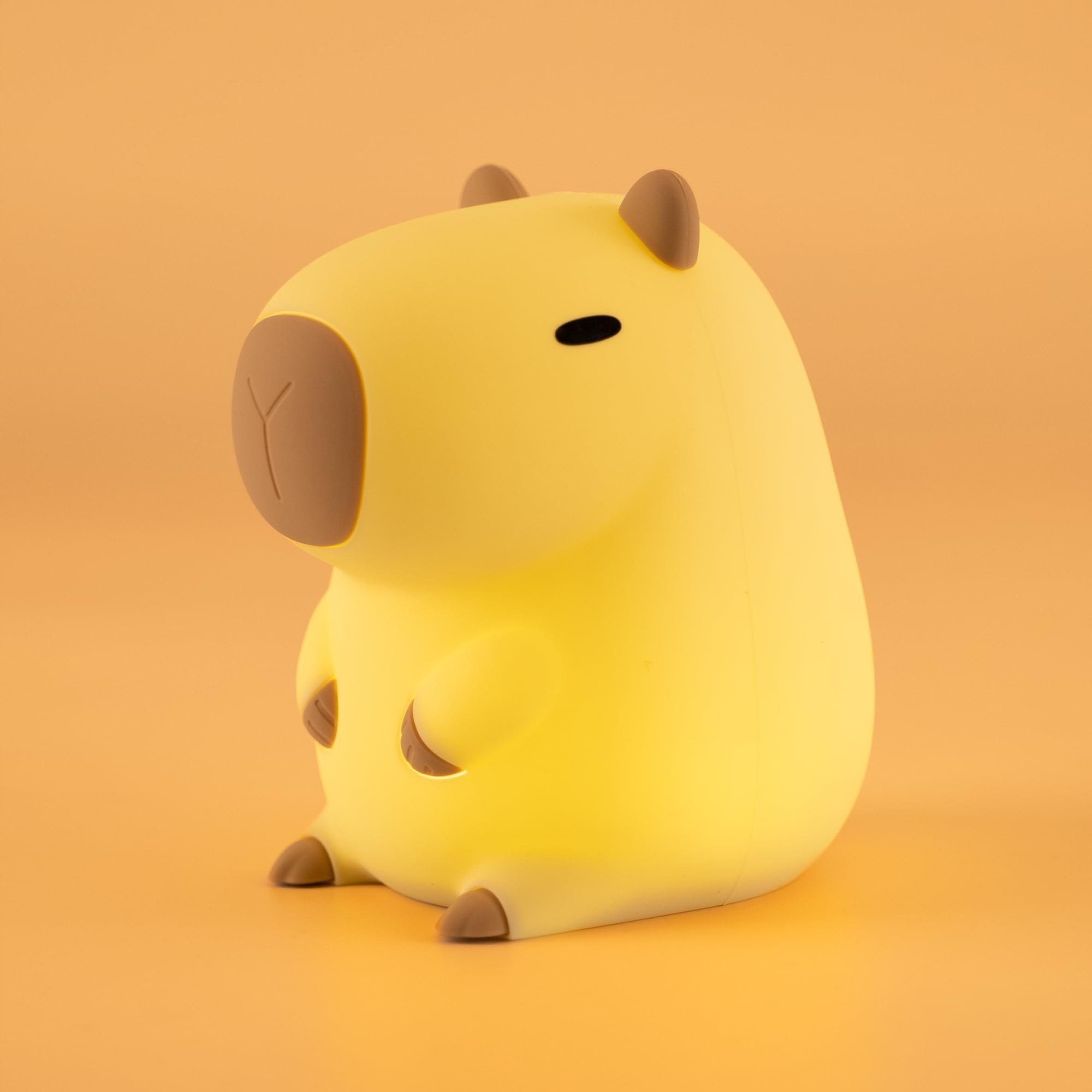 UNEEDE Lampka Nocna LED Dla Dzieci Silikonowa Kawaii Kapibara Dimmable — miniatura 7