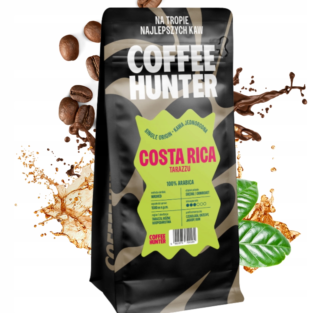 Levně Káva zrnková Costa Rica Tarazzu Coffe Hunter 1 kg 100% Pražená Arabica