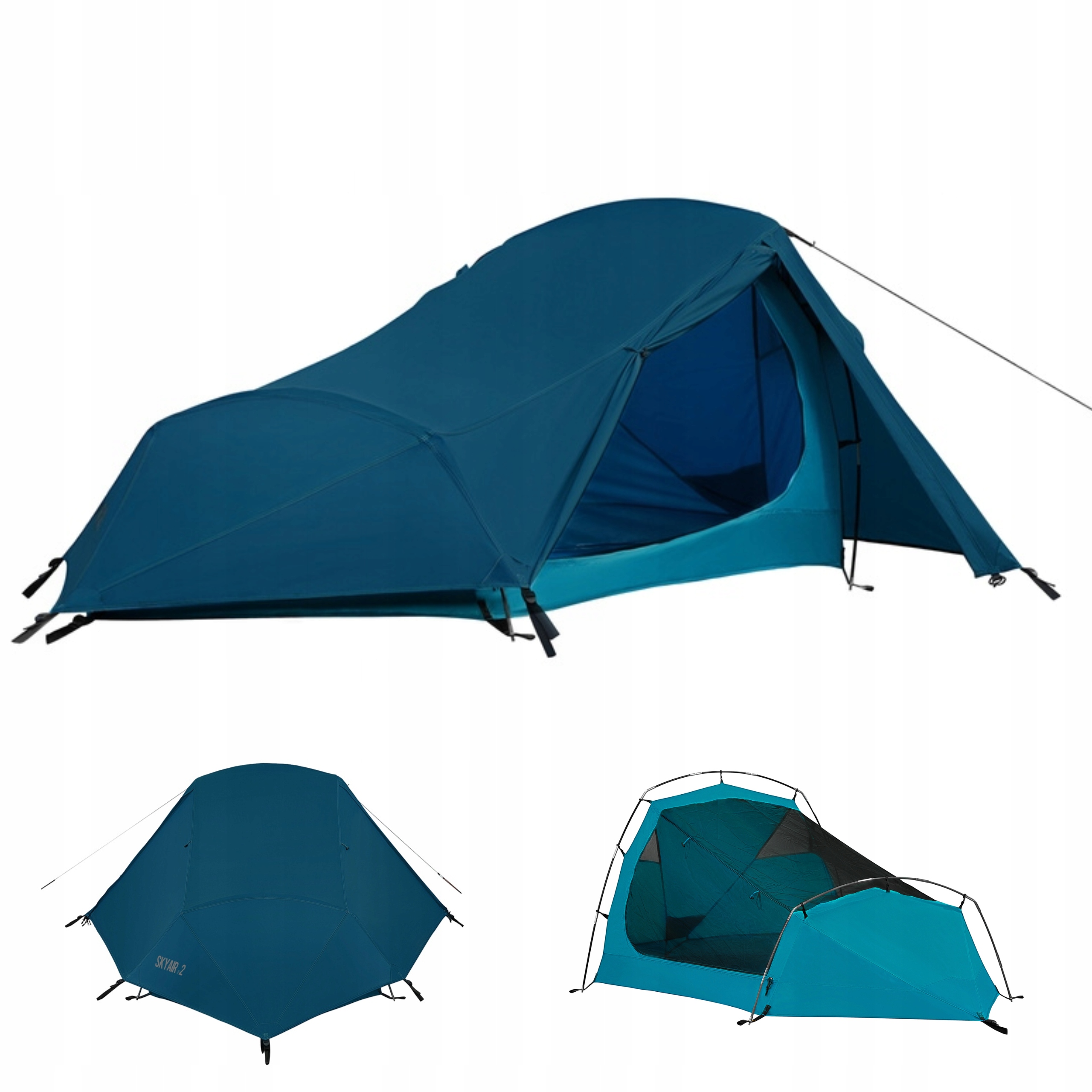 Stan lehký expediční stan pro 2 osoby 2,4 kg modrý Nils Camp