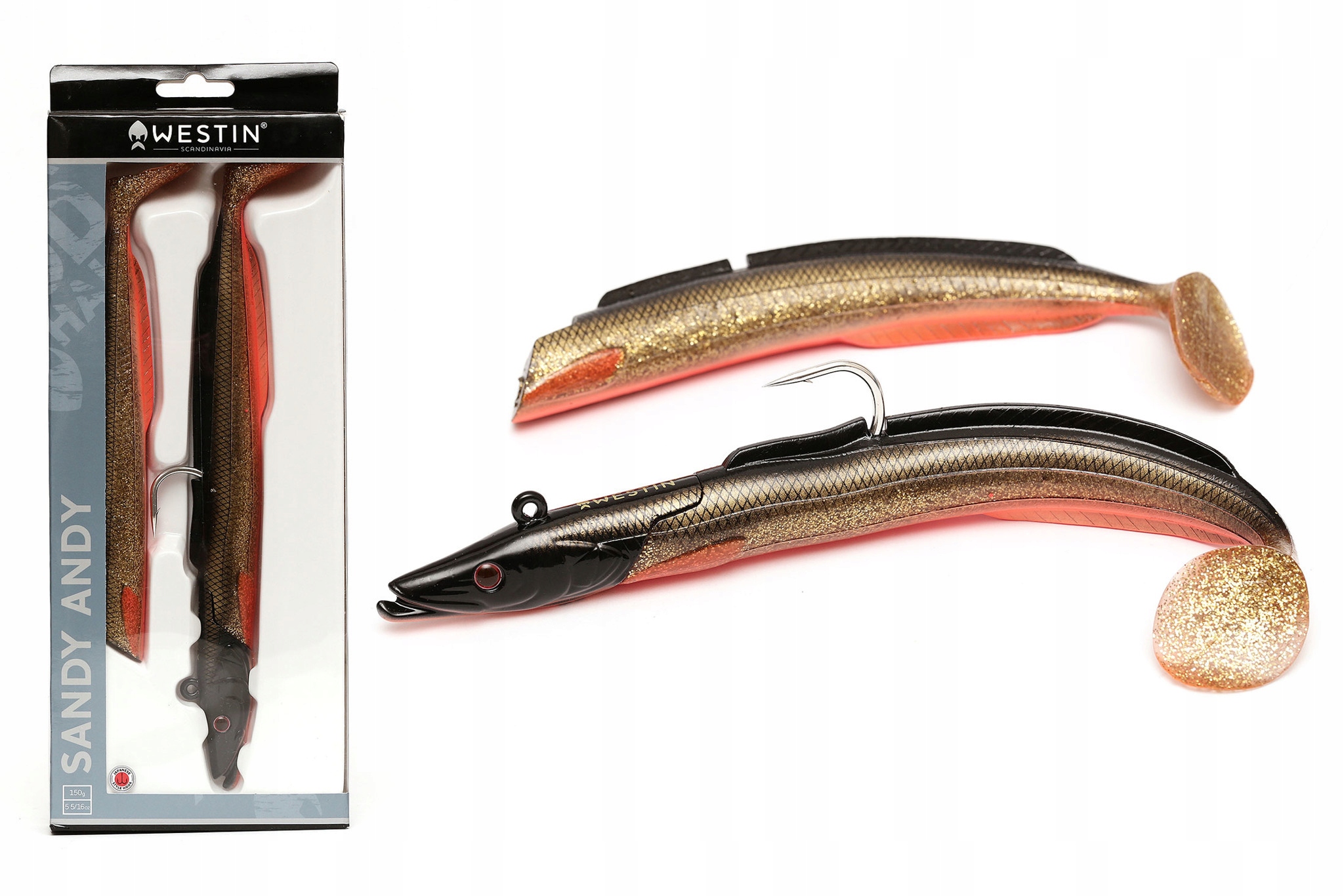 Mořské Gumy Westin Sandy Andy FCC-28,0 cm