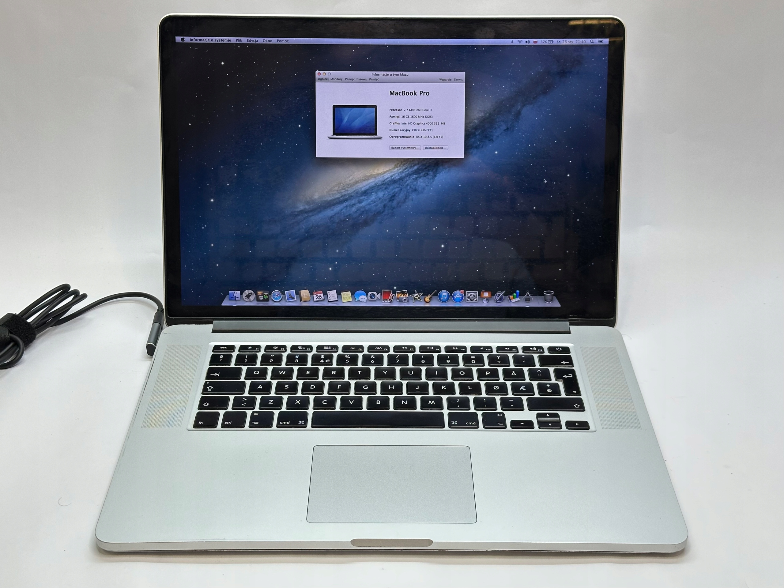 ［美品］Apple MacBook Pro 15inch 2015/302 Macbook Pro 15 2015 w Laptopy, notebooki, ultrabooki Apple