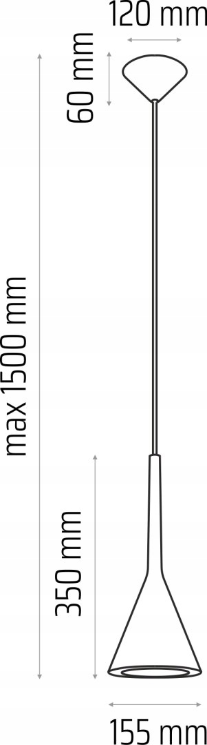 Závesná lampa dub Zen 1 pl