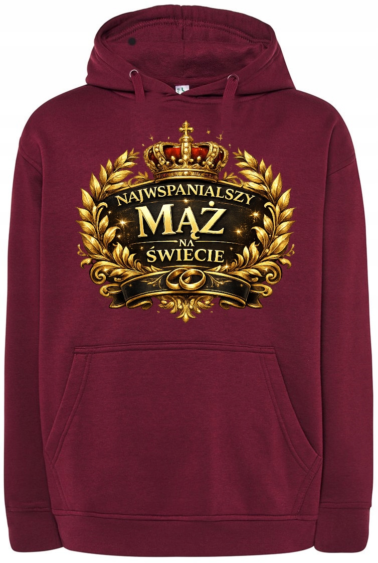 Mikina s kapucí Nejlepší manžel na světě Valentýna r.XL