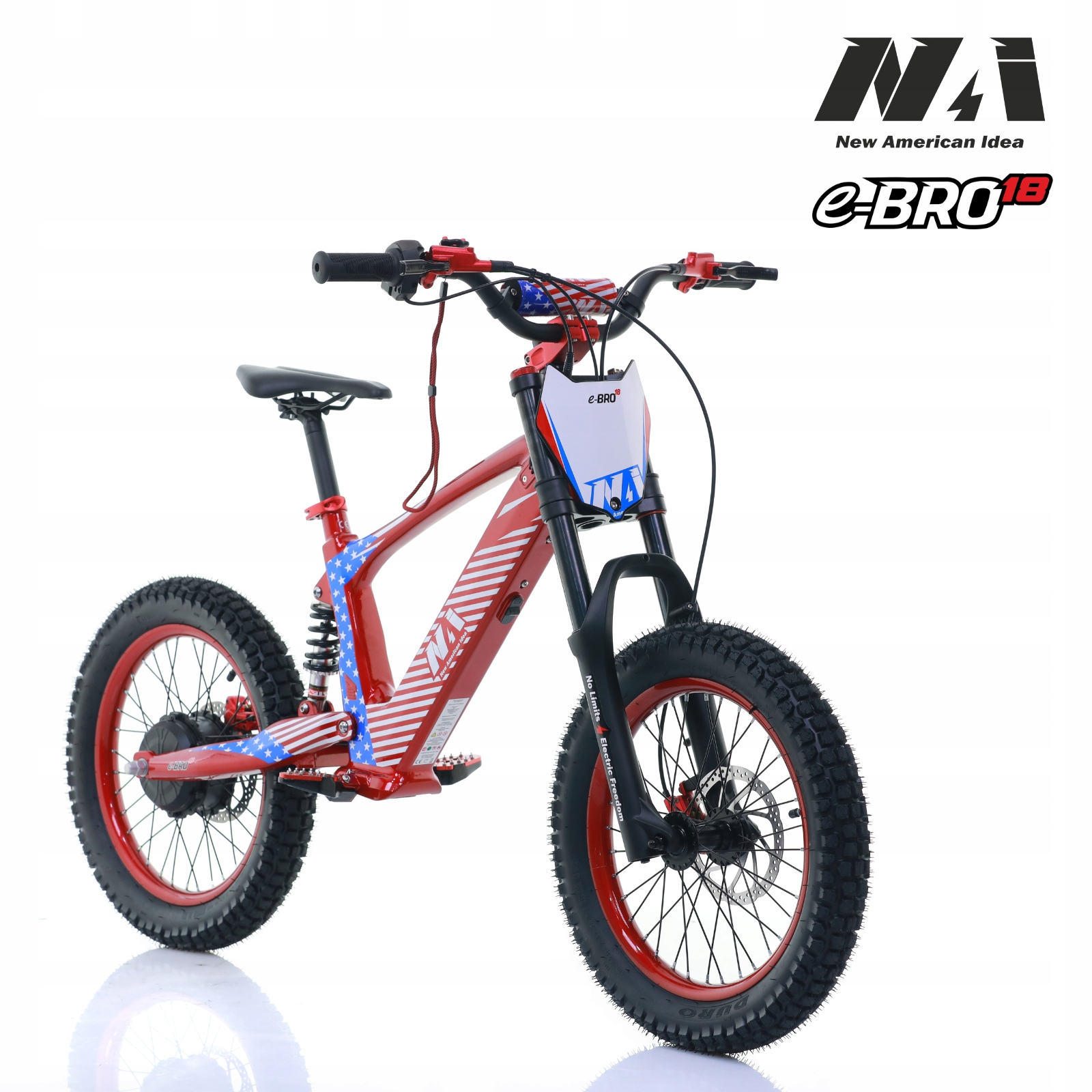 Nai e-BRO 18 motocykl elektryczny dla dzieci model 2025
