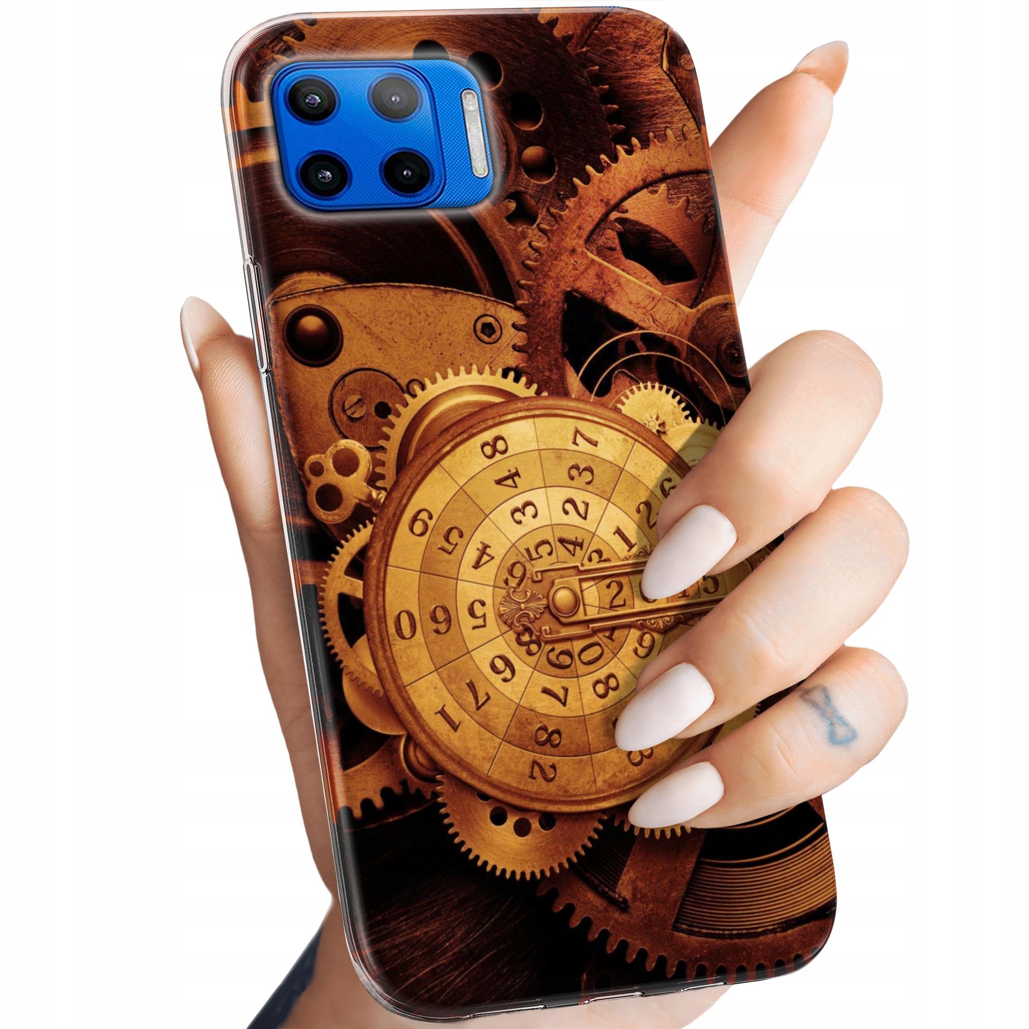 

Etui Do Motorola Moto G 5G Plus Zegary Czas