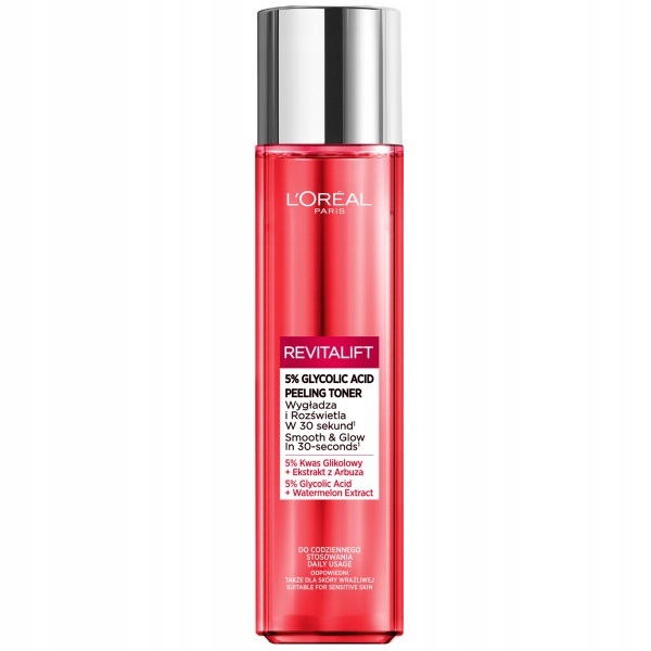 

Loreal Revitalift tonik z kwasem glikolowym 180ml
