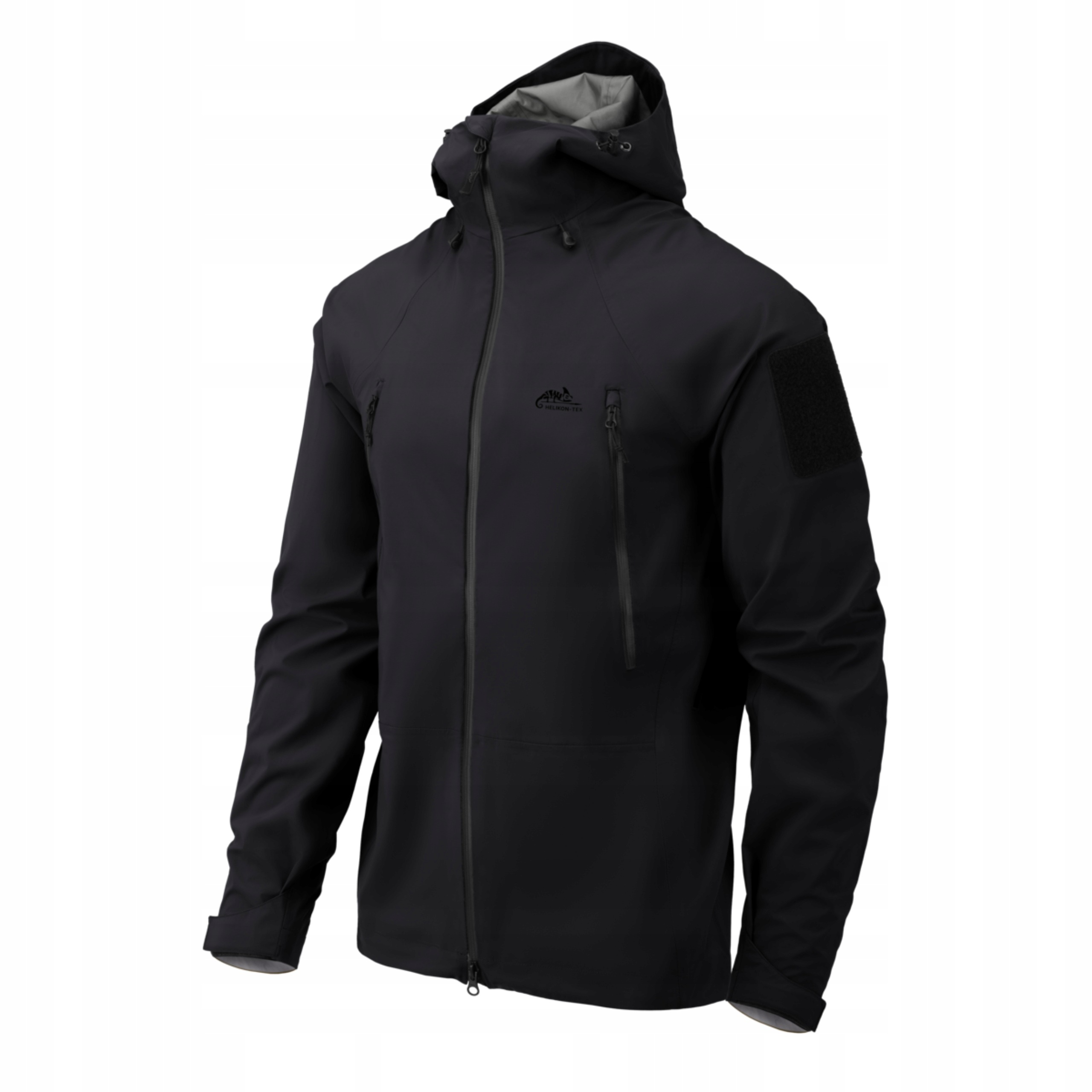 Kurtka Przeciwdeszczowa z Kapturem Helikon-Tex Hardshell Squall Czarna L