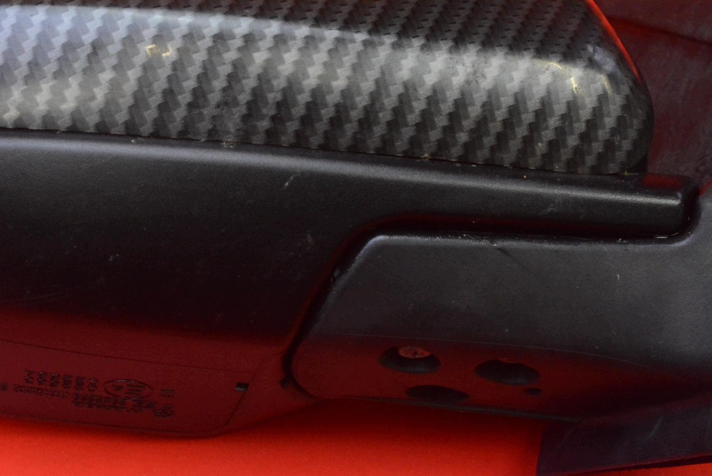 mirror right CARBON EU 022683 MAZDA 3 2 II BL LIFT 09-13 7 PIN