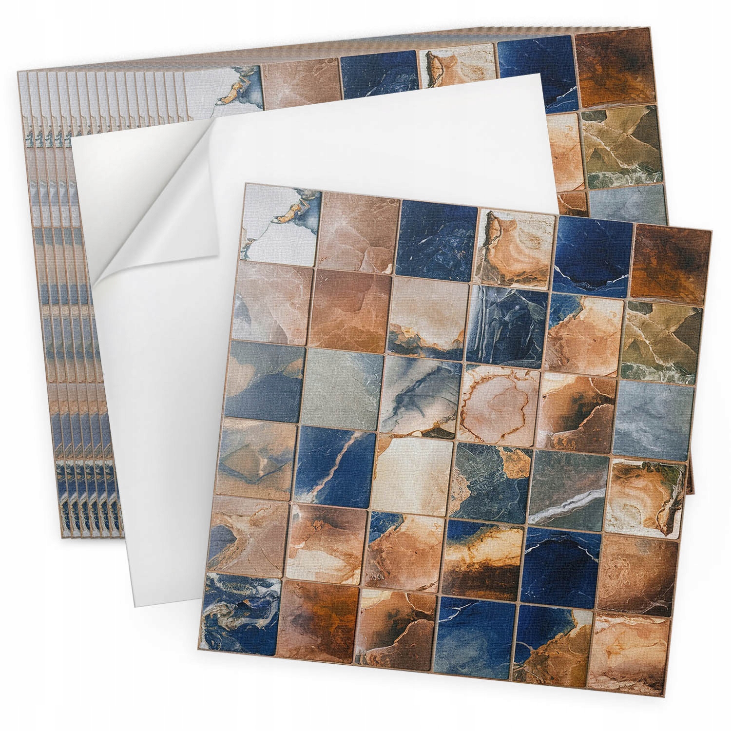 Samolepící dlaždice Vinyl 20 ks 20x20 cm Mozaika s kamennými vzory