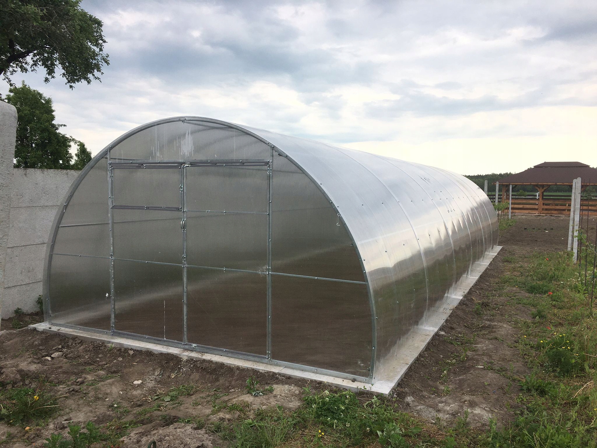 Szklarnia tunelowa 4x10m poliwęglan 6mm profil 40x20