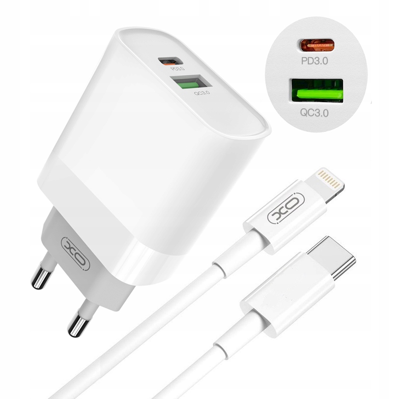 

Ładowarka do iPhone Usb-c Pd 18W kabel Lightning
