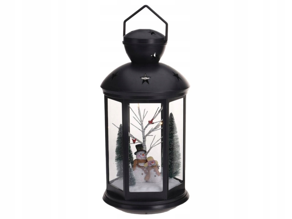 Lucerna se sváteční scénou, 43 cm