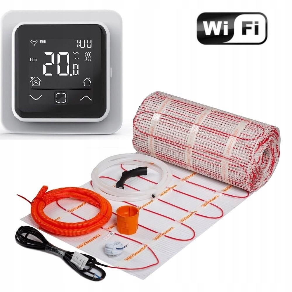Mata Grzewcza Grzejna Pod Płytki Thermoval 2,5M2 Tvt 40CB Wifi