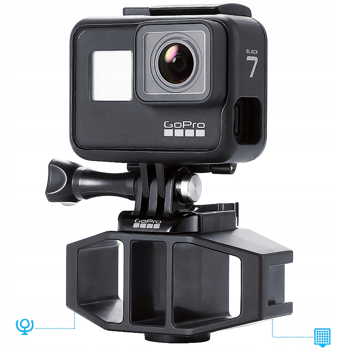 Ulanzi VIJIM GP-1 adapter na mikrofon lampę LED do GoPro 9 8 7 6 5 Rodzaj zestaw uchwytów i mocowań