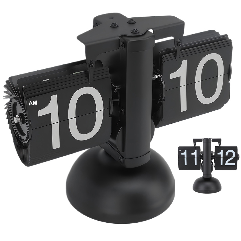 Stojící Stolní Hodiny 24 Hodinové Retro S Povrchovou Úpravou Do Obývacího Pokoje A Kanceláře