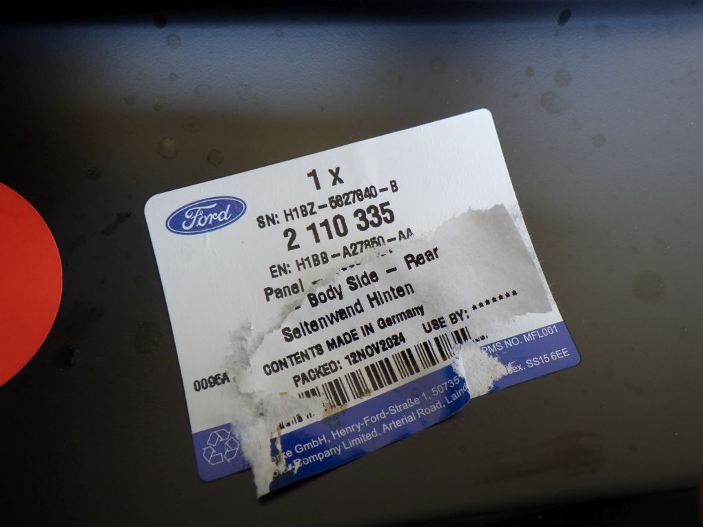 FORD FIESTA MK8 17- parafango posteriore Destra