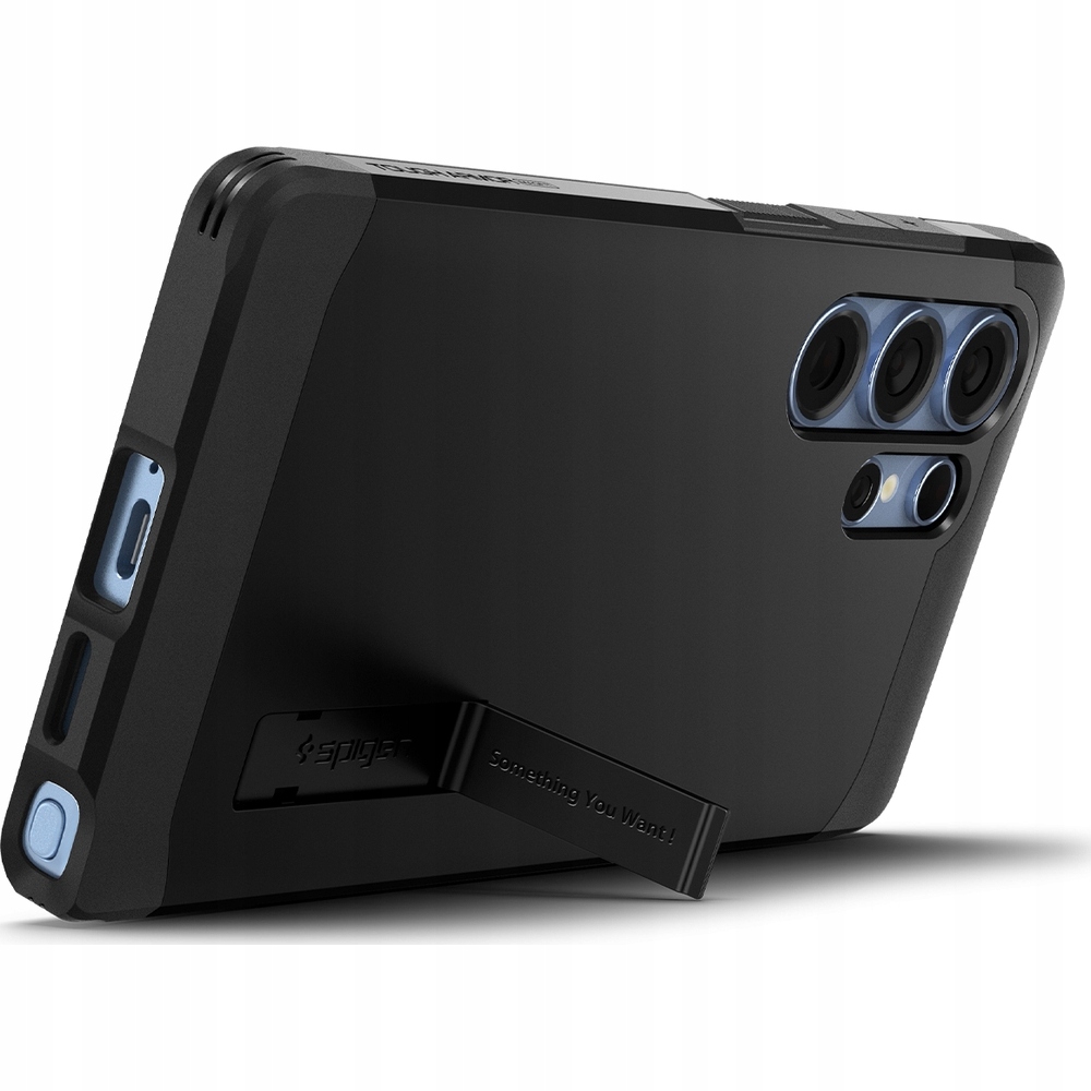 Pouzdro Spigen pro Galaxy S25 Ultra, pevné a odolné zadní kryt s nožkou