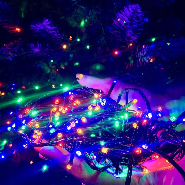 LAMPKI CHOINKOWE 500 LED MULTI KOLOR 35M PROGRAMATOR ŚWIATEŁKA ŁAŃCUCH Zasilanie sieciowe