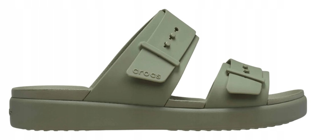 Nazouváky Crocs Brooklyn Buckle Low zelené 211215 3BX vel. 39-40