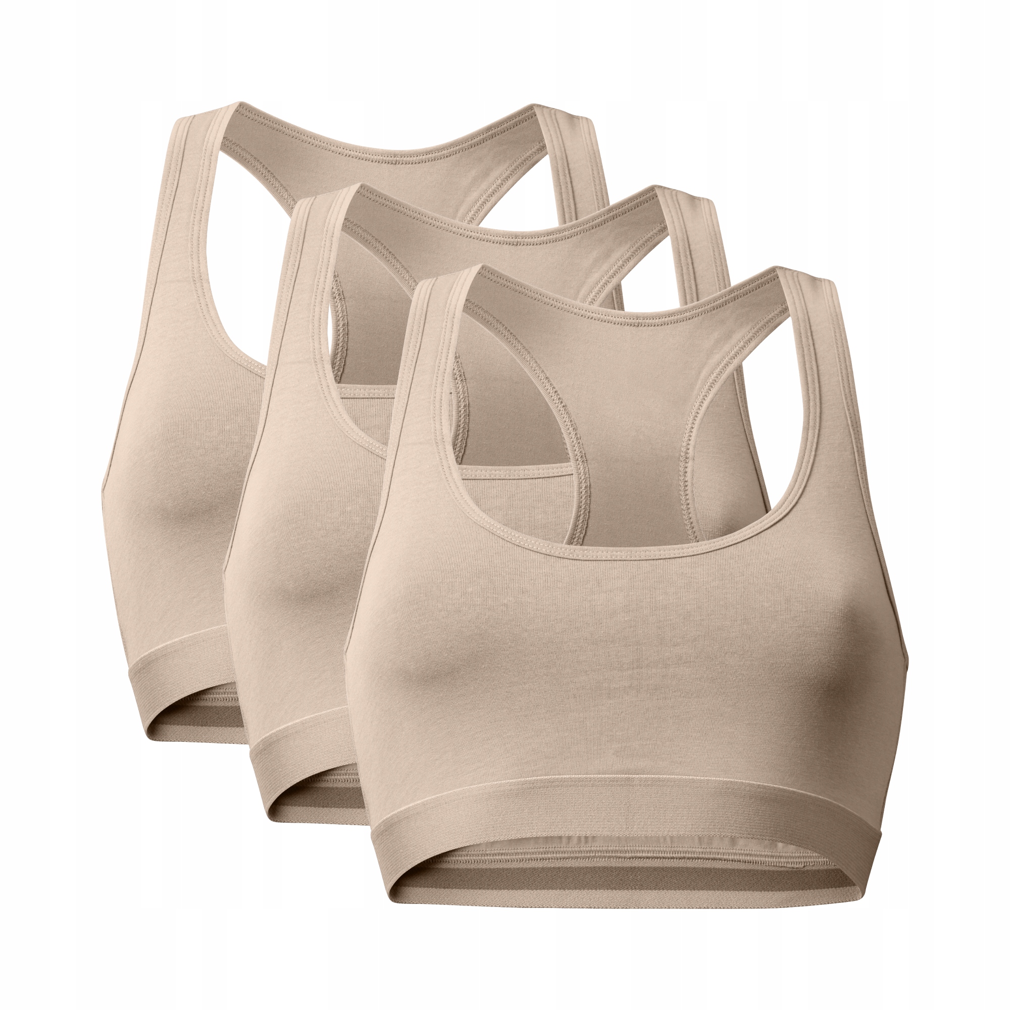 Damski Biustonosz Bawełniany Danish Endurance Organiczny 3-pak M