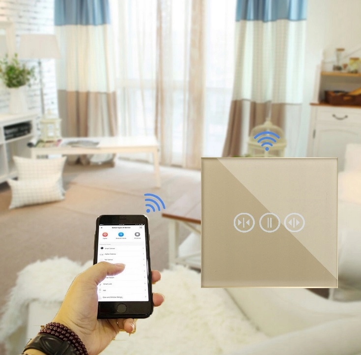 DOTYKOWY WŁĄCZNIK PRZEŁĄCZNIK ROLET WIFI TUYA SZKŁ Kod producenta BSE0032