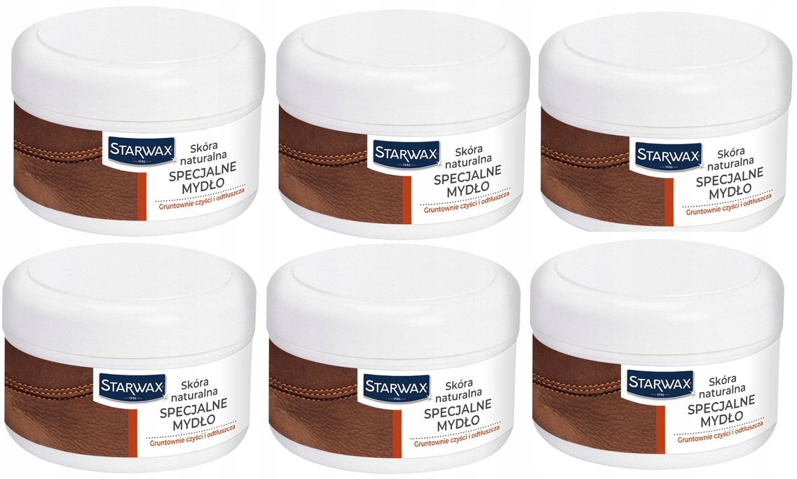 Levně 6xSTARWAX Jemné Mýdlo Na Kůži 150 ML