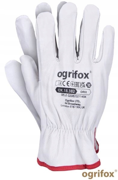 

Rękawice monterskie skóra kozia Protego Drix 10XL