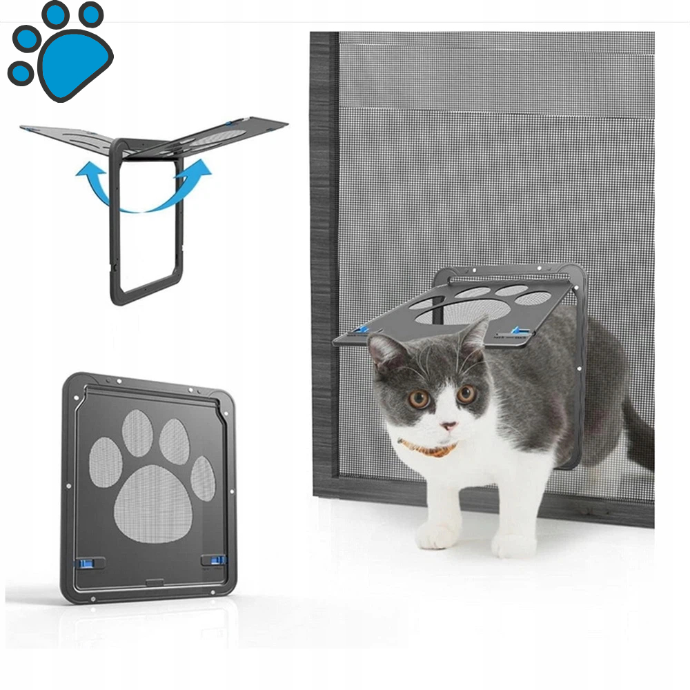 Levně Dveře Pro Zvířata Uzavíratelné Magnety Pro Malá A Střední Zvířata