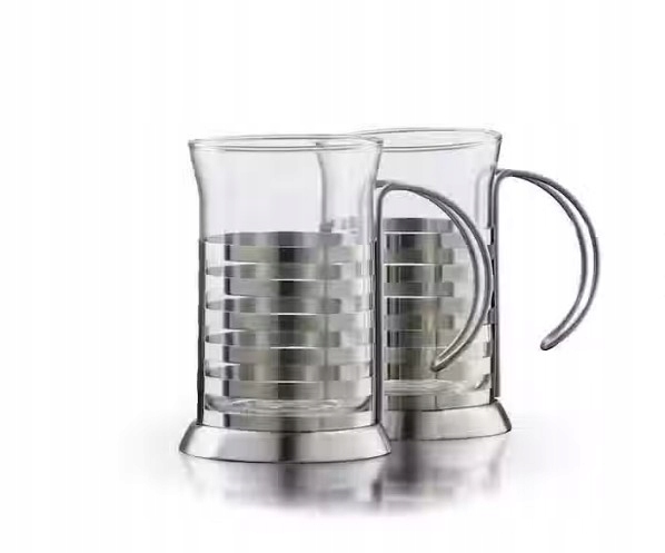 

Boral Presso Szklanki 250 ML W Koszykach Szkło