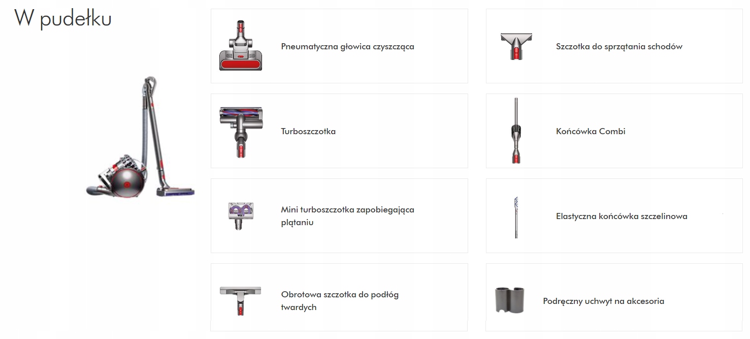 ODKURZACZ DYSON BIG BALL CINETIC ABSOLUTE 2 ToP Model Z PL Kod producenta 228415-01