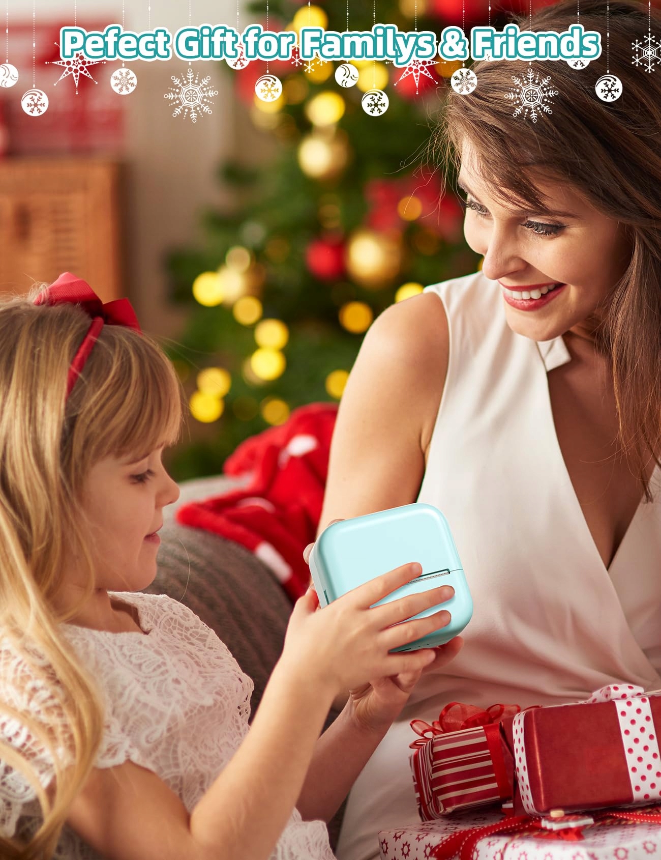 MEMOKING Mini Drukarka Bluetooth Termiczna Do Zdjęć i Notatek Zielona — miniatura 2