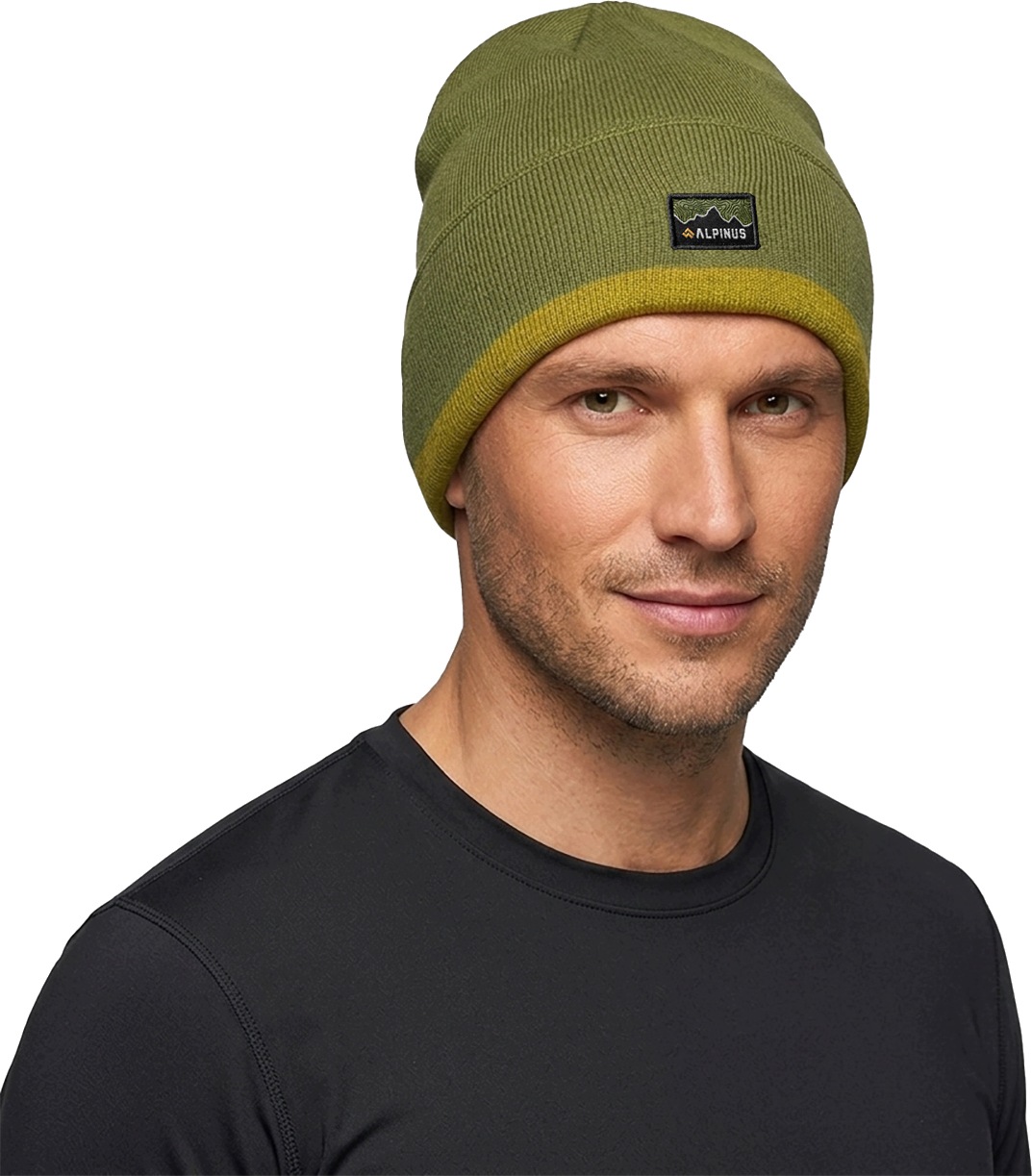 Czapka Zimowa Trekking Miejska Alpinus Bleik Wełna Merino 95% Unisize