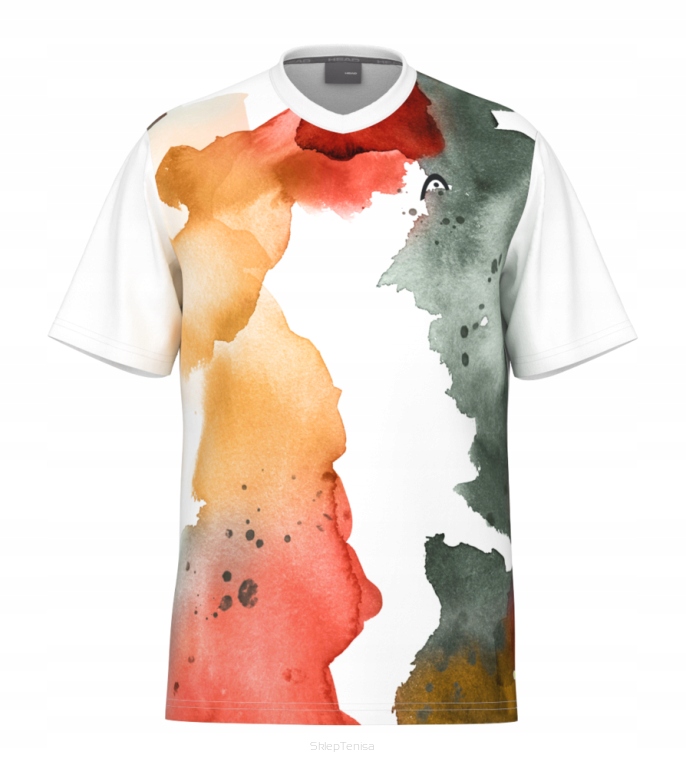 Tenisové tričko Head Top Spin multicolor r.XXL