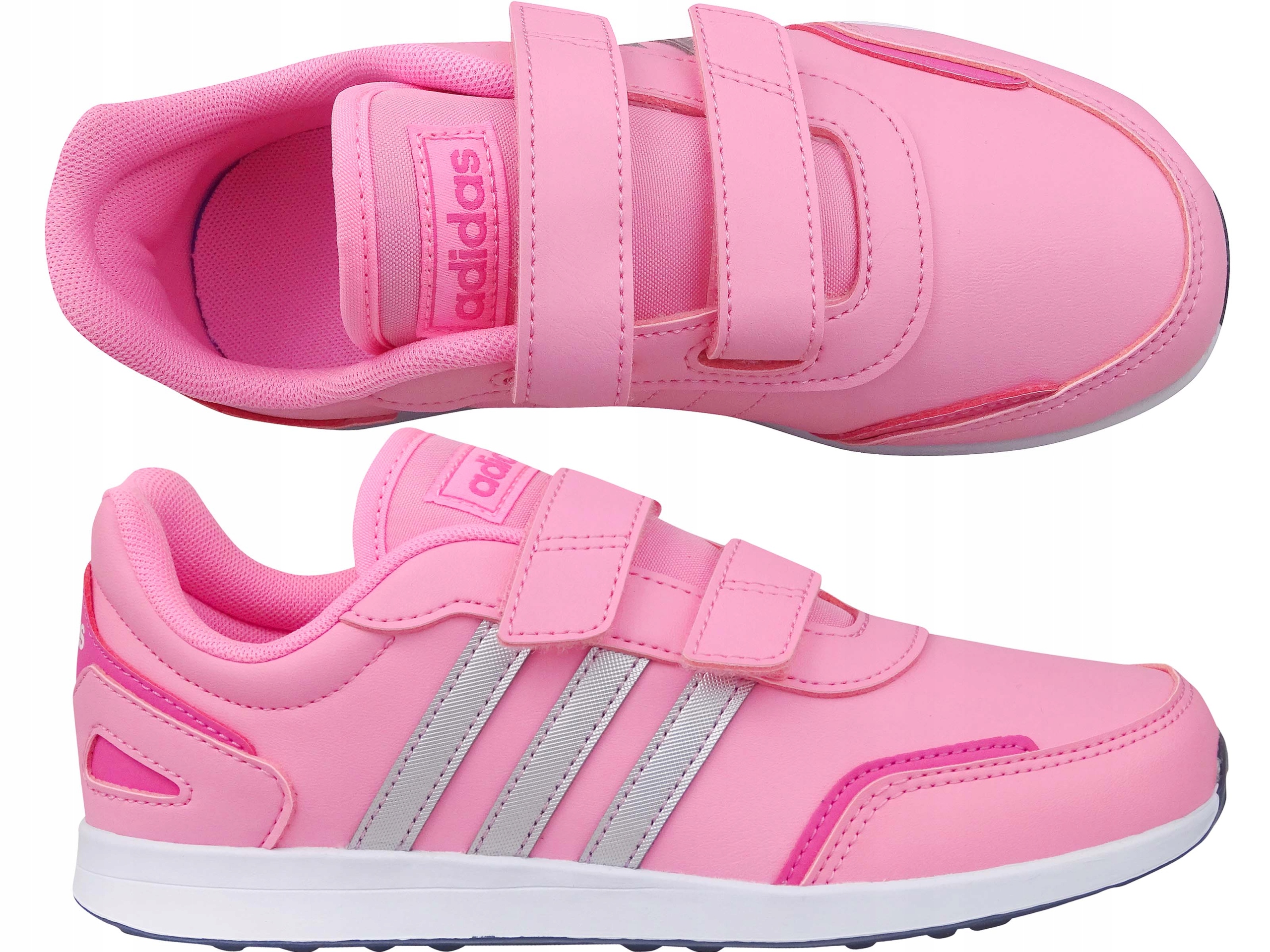 ADIDAS VS SWITCH GZ1955 BUTY DZIECIĘCE NA RZEPY Materiał skóra ekologiczna