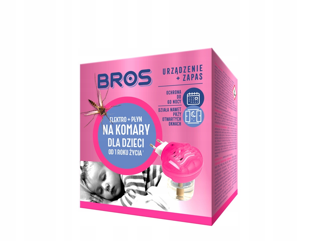 

Elektro Płyn Na Komary Dla Dzieci 40 ml Bros